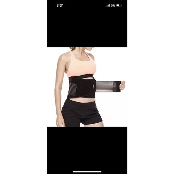 BraceUP Stabilize Adjustable Lumbar Lower Back Brace and Support Belt - L/XL - Picture 3 of 9